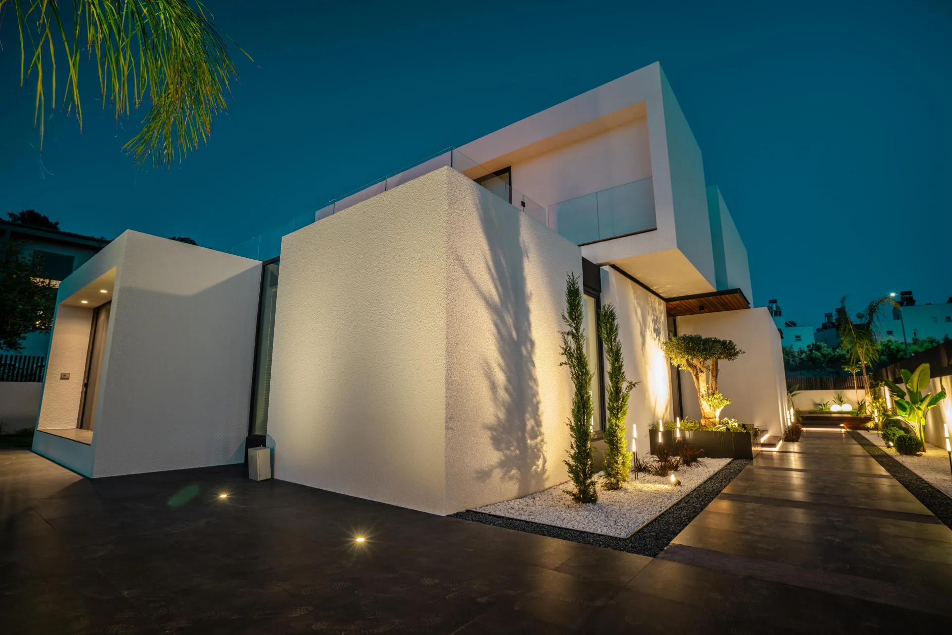 Casa Blanco - Gece dış cephe görünümü